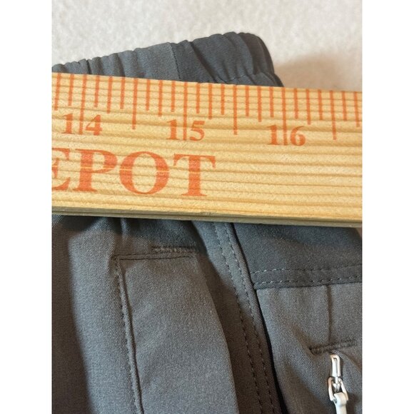 Birddogs Mens Gray Athletic Shorts With Elastic Waist & Zip Pocket - Picture 8 of 11